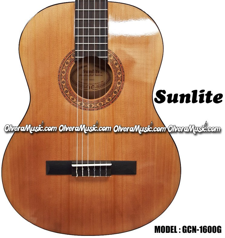 SUNLITE 1600 Series 4/4 Classical Guitar - Natural