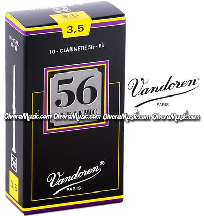 VANDOREN 56 Rue Lepic Bb Clarinet Reeds- Box of 10