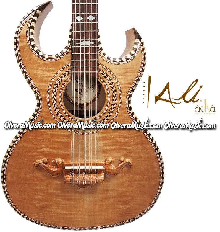 ALI ACHA  Bajo Quinto Profesional (AABQMR2P) Madera de Maple doble pico - Disponible solo sobre pedido.