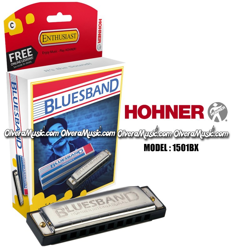 HOHNER MOS.1501BX Armónica Blues Band - Tono C