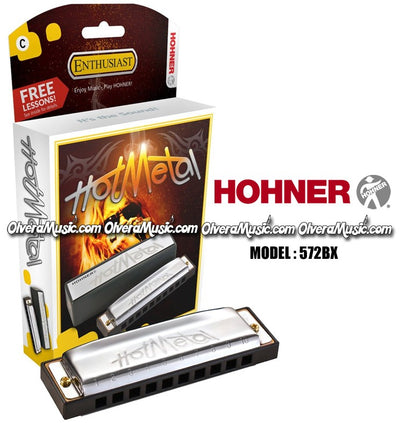 HOHNER MOD.572BX Hot Metal Armónica