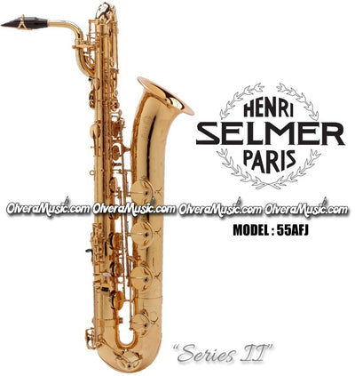 SELMER PARIS "Series II" Jubilee Edition Professional Baritone & Bass Saxophone - Lacquer