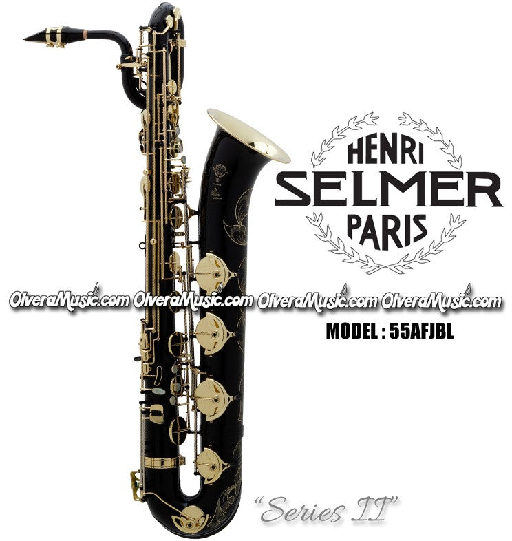 SELMER PARIS "Series II" Jubilee Edition Professional Baritone Saxophone - Black Lacquer