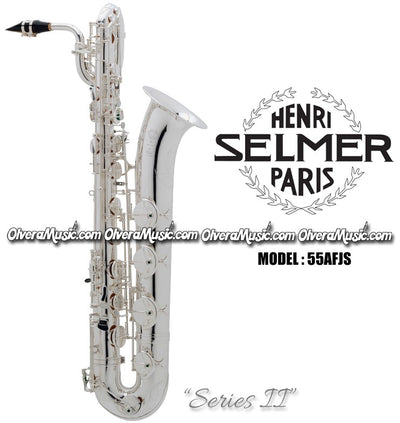 SELMER PARIS "Series II" Jubilee Edition Professional Eb Baritone Saxophone - Silver Plated