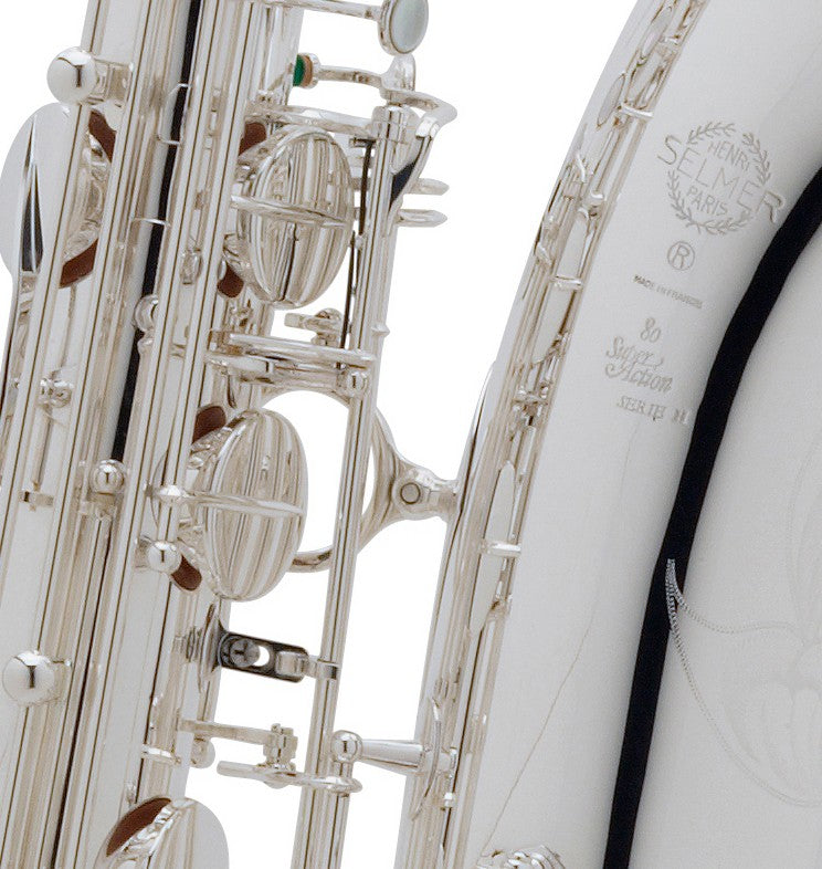 SELMER PARIS "Series II" Jubilee Edition Professional Eb Baritone Saxophone - Silver Plated