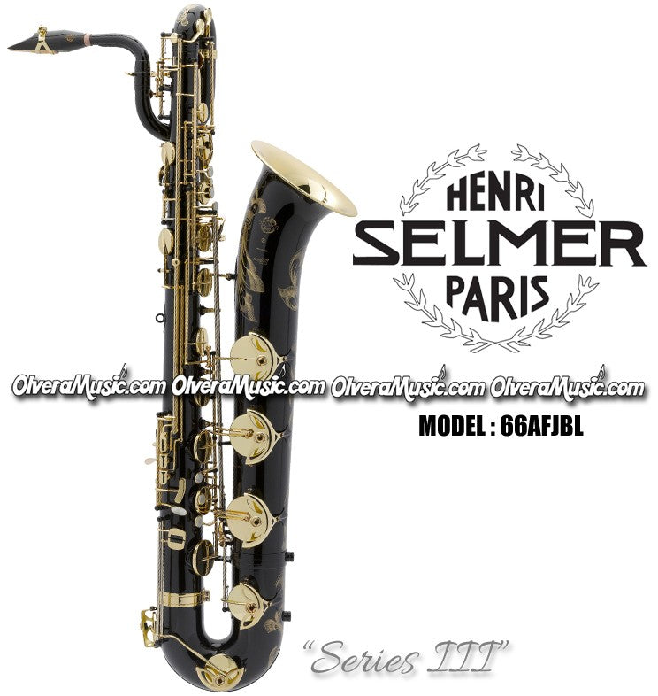 SELMER PARIS "Series III" Jubilee Edition Professional Baritone Saxophone - Black Lacquer