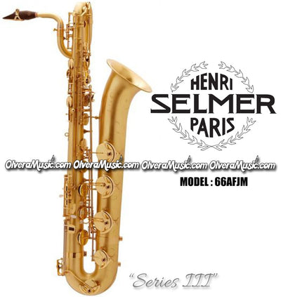 SELMER PARIS "Series III" Jubilee Edition Professional Baritone Saxophone - Matte Lacquer