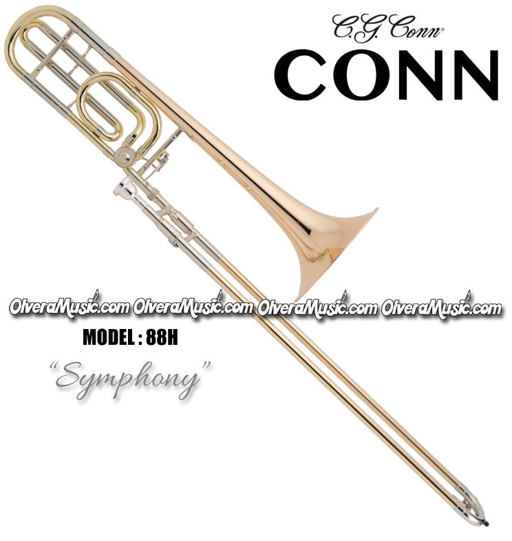 CONN "Symphony" Profesional Slide Tenor Trombone - Lacquer Finish