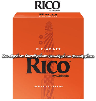 RICO Bb Clarinet Reeds - Box of 10