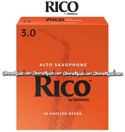 RICO Alto Saxophone Reeds - Box of 10