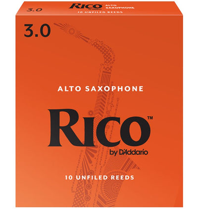 RICO Alto Saxophone Reeds - Box of 10