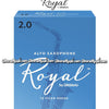 RICO ROYAL Alto Saxophone Reeds - Box of 10