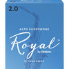 RICO ROYAL Alto Saxophone Reeds - Box of 10