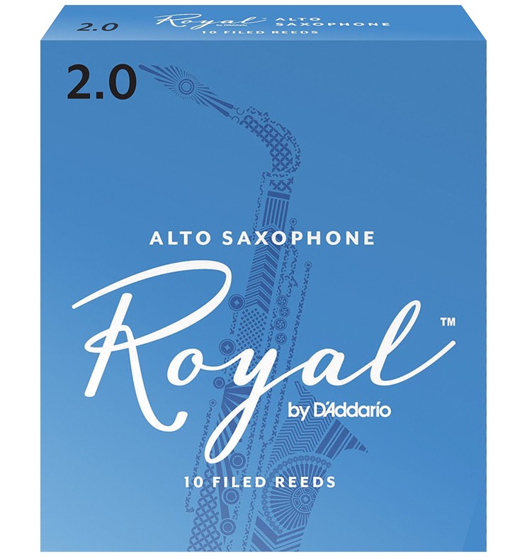 RICO ROYAL Alto Saxophone Reeds - Box of 10