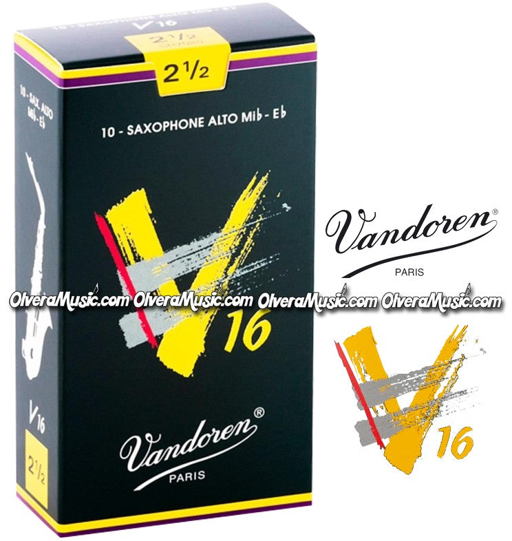 VANDOREN V16 Alto Saxophone Reeds - Box of 10