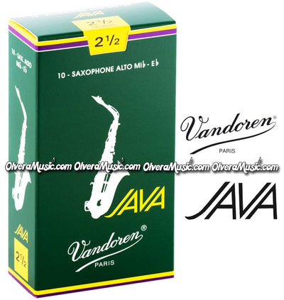 VANDOREN JAVA Alto Saxophone Reeds - Box of 10