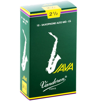 VANDOREN JAVA Alto Saxophone Reeds - Box of 10