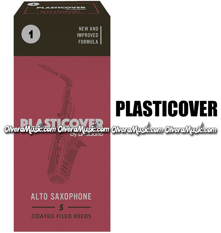 PLASTICOVER Alto Saxophone Reeds - Box of 5