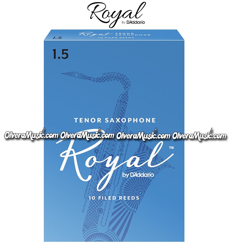 RICO ROYAL Tenor Saxophone Reeds - Box of 10