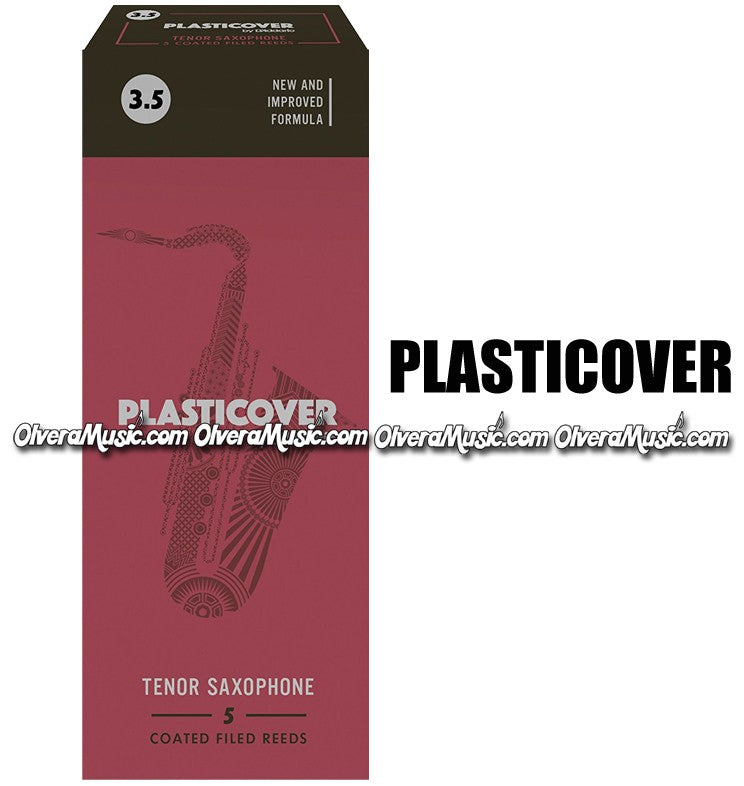 PLASTICOVER Tenor Saxophone Reeds - Box 0f 5