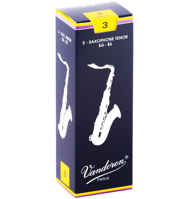 VANDOREN Traditional Tenor Saxophone Reeds - Box of 5