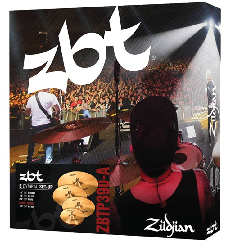 ZILDJIAN ZBT 5 Cymbal Set - In a Box