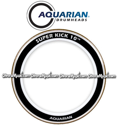 AQUARIAN Super Kick 10 Clear Double-Ply Drumhead