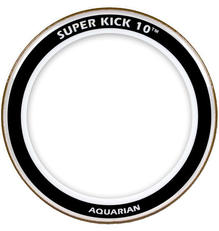 AQUARIAN Super Kick 10 Clear Double-Ply Drumhead