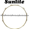 SUNLITE 14" Brass Plated Top Snare Hoop 12-Lug