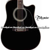 TAKAMINE Legacy Series Acoustic/Electric 6-String Guitar - Gloss Black