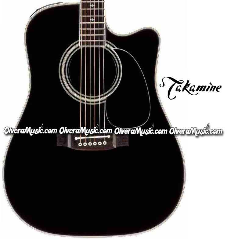 TAKAMINE Legacy Series Acoustic/Electric 6-String Guitar - Gloss Black