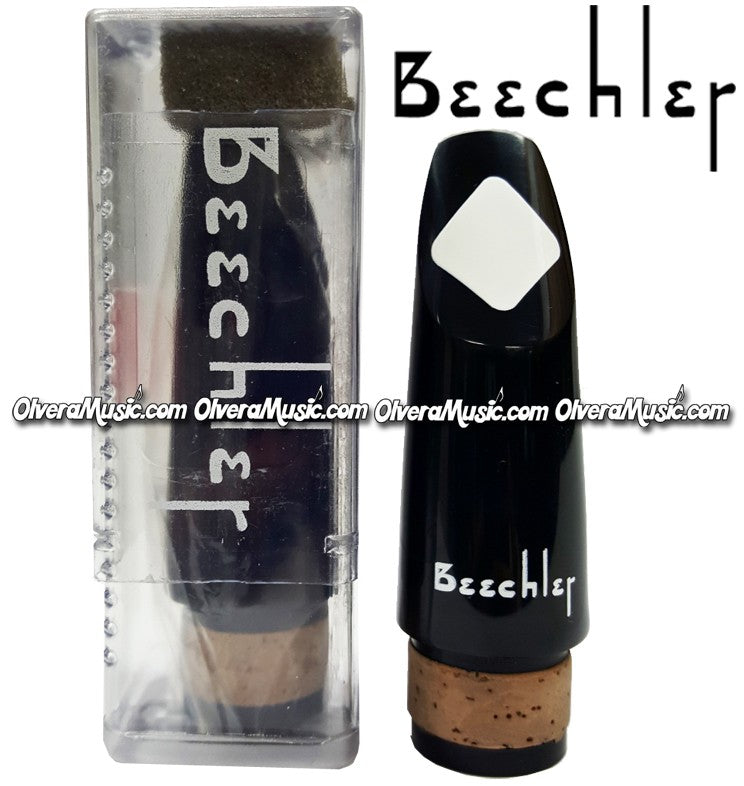 BEECHLER Clarinet Mouthpiece White Diamond Inlay