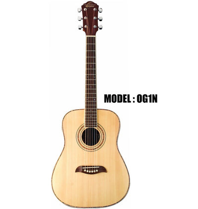 OSCAR SCHMIDT by Washburn Acoustic/Electric 3/4 Guitar - Natural