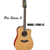 TAKAMINE Pro Series 3 Acoustic/Electric 12-String Guitar - Satin Natural