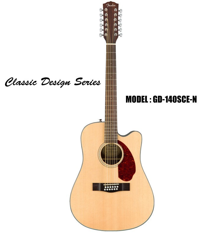 FENDER 12-String A/E Guitar - Natural