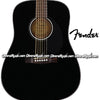 FENDER Dreadnought Acoustic Guitar - Black