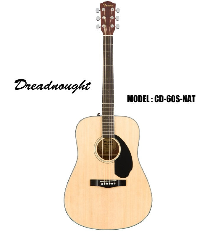 FENDER Dreadnought Acoustic Guitar - Natural