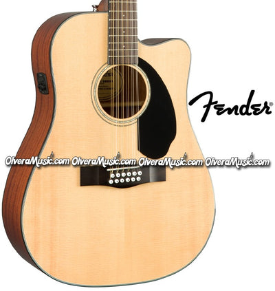 FENDER 12-String A/E Guitar - Natural