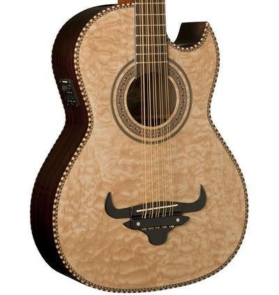 OSCAR SCHMIDT by Washburn Traditional Bajo Quinto - Quilt Natural