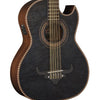 OSCAR SCHMIDT by Washburn Traditional Bajo Quinto - Quilt Trans Black