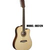 OSCAR SCHMIDT by Washburn Dreadnought A/E 12-String Cutaway Guitar - Natural