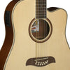 OSCAR SCHMIDT by Washburn Dreadnought A/E 12-String Cutaway Guitar - Natural