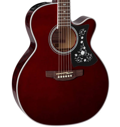 TAKAMINE NEX-Body Acoustic/Electric 6-String Guitar - Wine Red