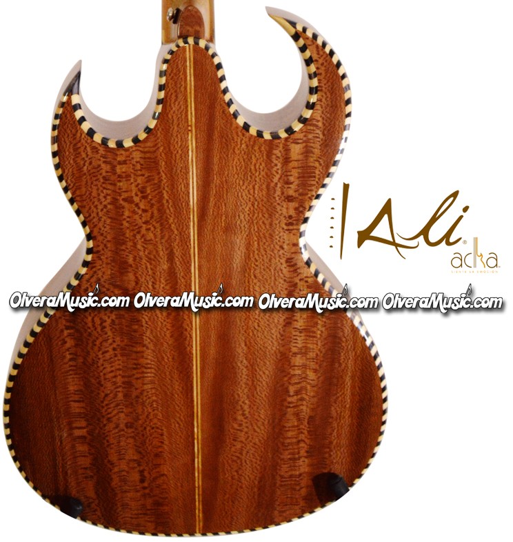 ALI ACHA Bajo Quinto Profesional (AABQHRND7) Madera de Haya doble pico -  Disponible solo sobre pedido.