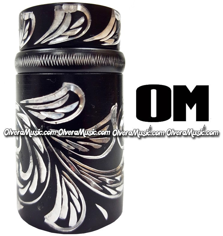 OM Clarinet Aluminum Tuning Barrel w/Engraving - Black