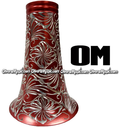 OM Aluminum Clarinet Bell w/Engraving - Orange