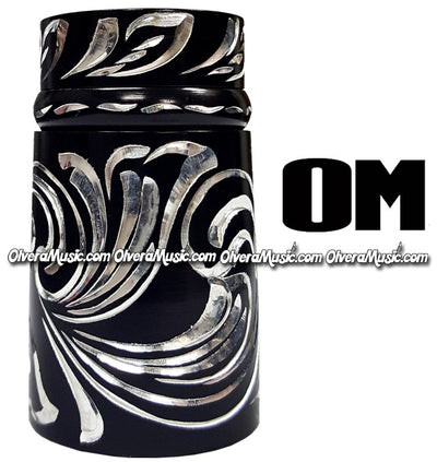 OM Aluminum Clarinet Tuning Barrel w/Engraving - Black