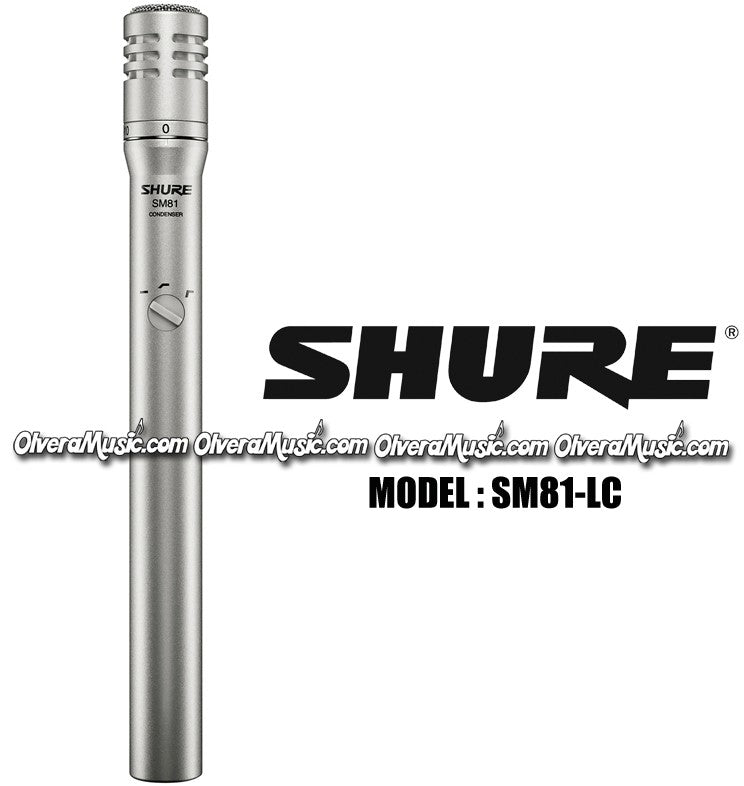 SHURE Condenser Instrument Microphone - Cardioid