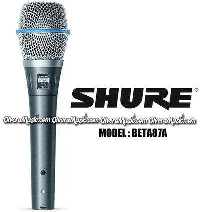 SHURE Condenser Vocal Microphone - Supercardioid Condenser