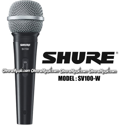 SHURE Multi-Purpose Cardioid Dynamic Microphone w/Cable